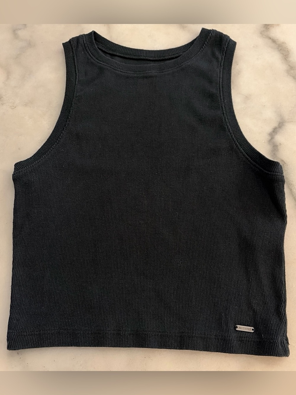 Hollister Black Ribbed Tank Top